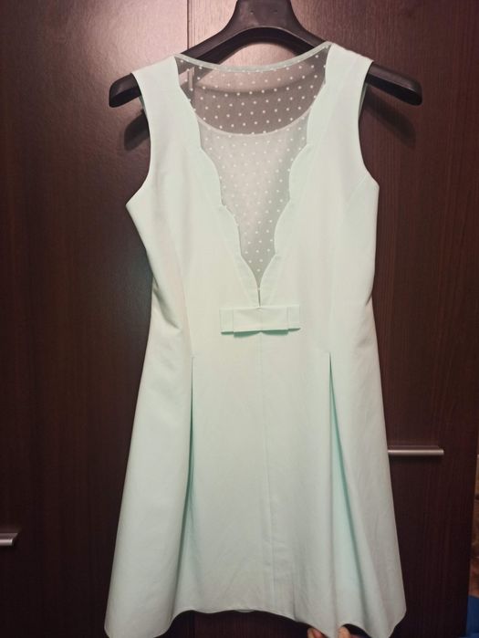 Sukienka seledynowa mini r. 40. Wyprzedaż