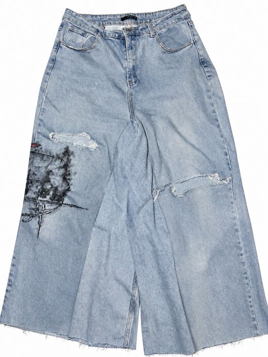 ДЖИНСЫ OPIUM Y2K BAGGY | sk8 / gothic