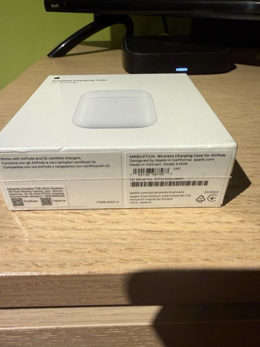 Caixa AirPods Wireless Charging Case Original Apple Nova Selada