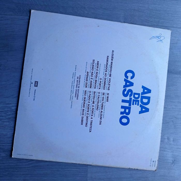 Ada de Castro LP fado Alguem Mandou-me Violetas (1984)