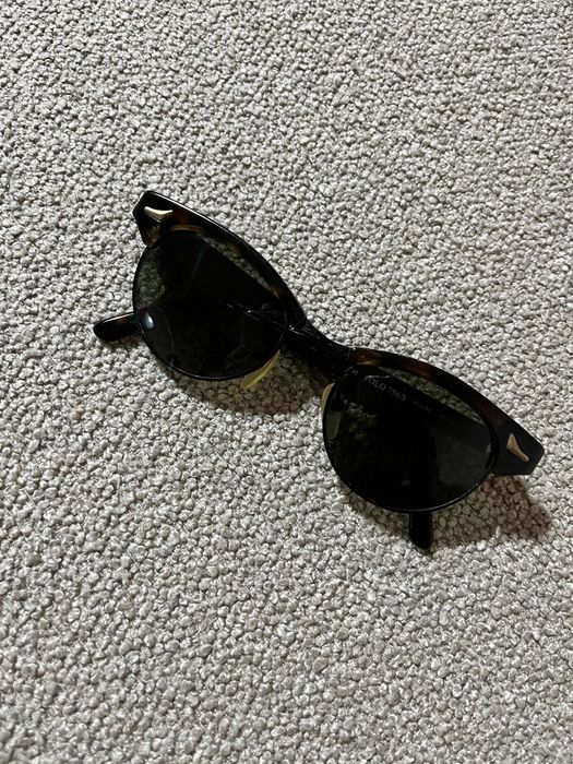 Okulary przeciwsłoneczne vintage oprawki Polo by Ralph Lauren czarne