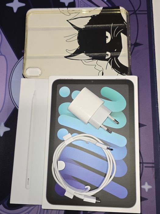 Ipad mini 6th gen 64gb 8.3" + Caneta Original  Como Novo