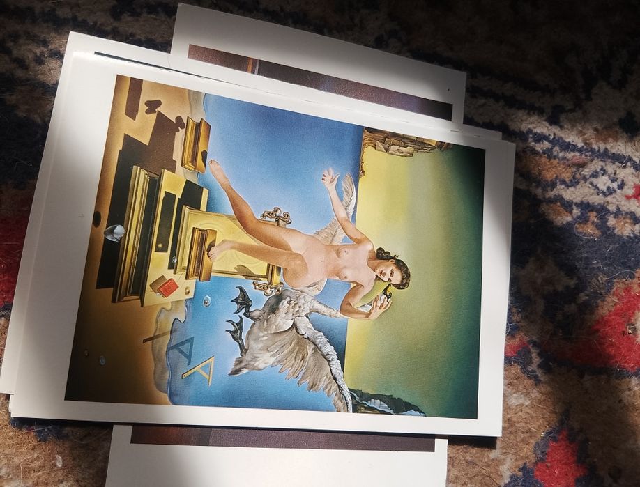 Salvador Dalí 27 postais 1985 novos