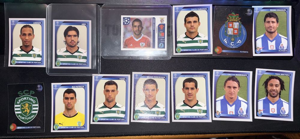 Cromos Panini Champions League 08-09 / 11-12 / Euro 2012