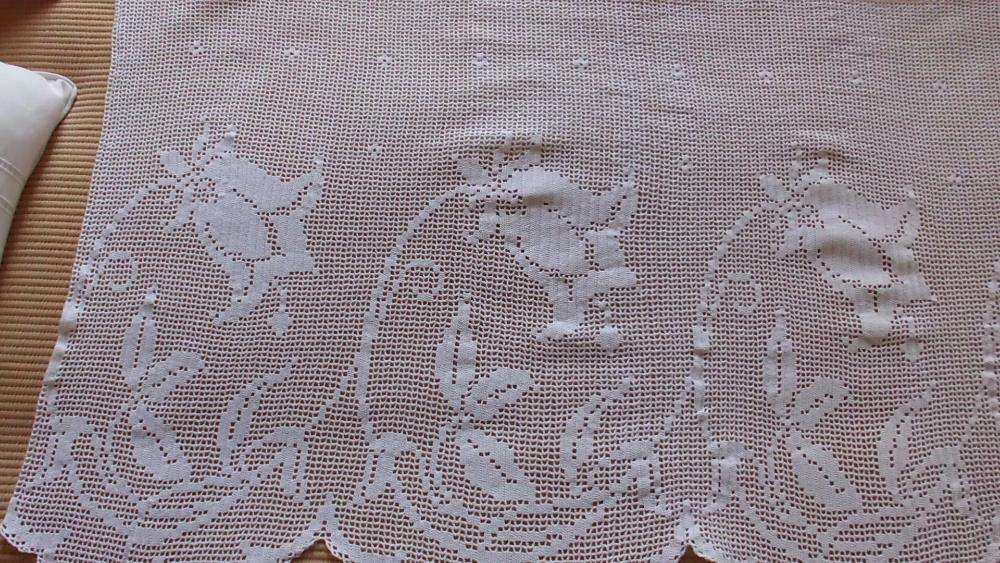 Renda para aplicar em cortina