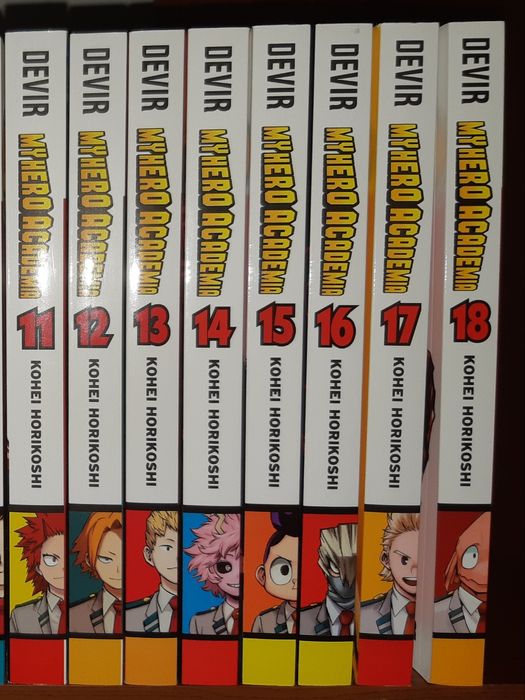My Hero Academia, Volumes 1 a 6, 11 a 18 (Português)
