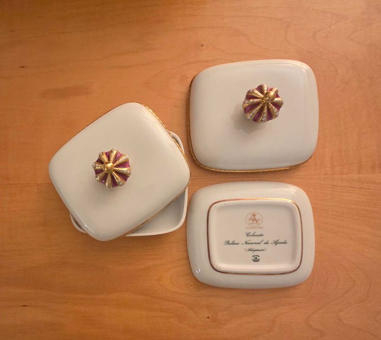 Caixa de Porcelana Vista Alegre coleção Palácio Nacional da Ajuda