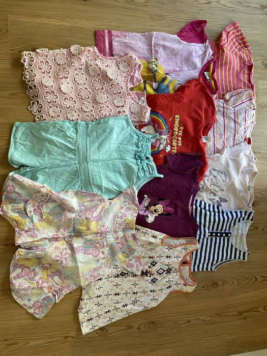 Lote roupas menina verao 7-8 anos 19 pecas