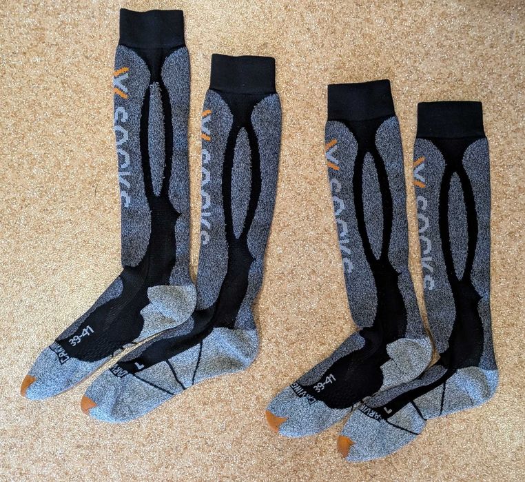 Мужские горнолыжные носки X-Socks®Carving Silver, 39-41