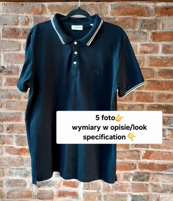 Skandynawska koszulka polo L/XL