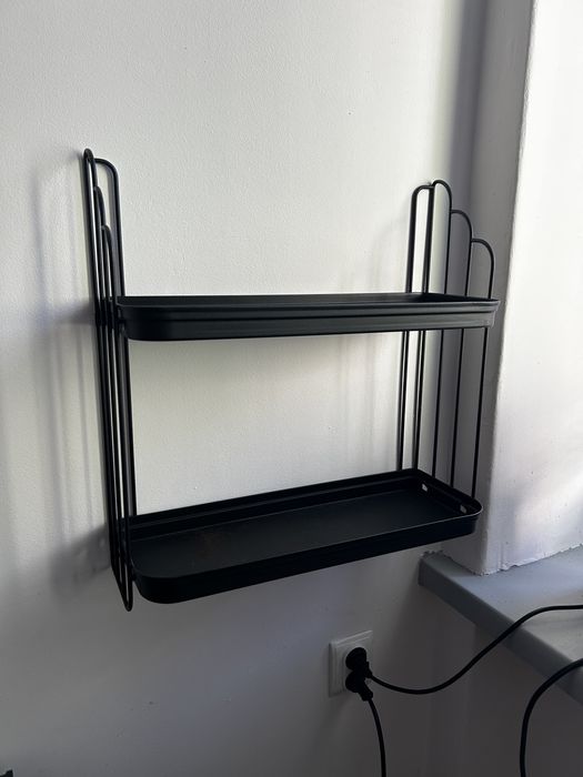Ikea APOTEKARE półka ścienna czarna