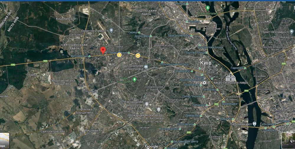 #1062 Квартири подобово. метро Святошино, пр-т. Берестейський 106а