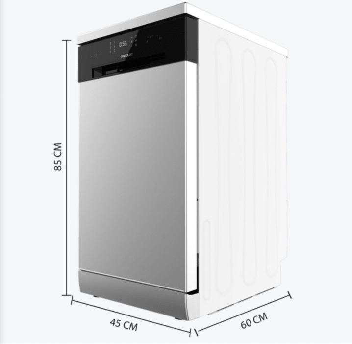 Máquina de Lavar Louça Cecotec Bolero Aguazero 4201 Inox (45 cm) – Como Nova!