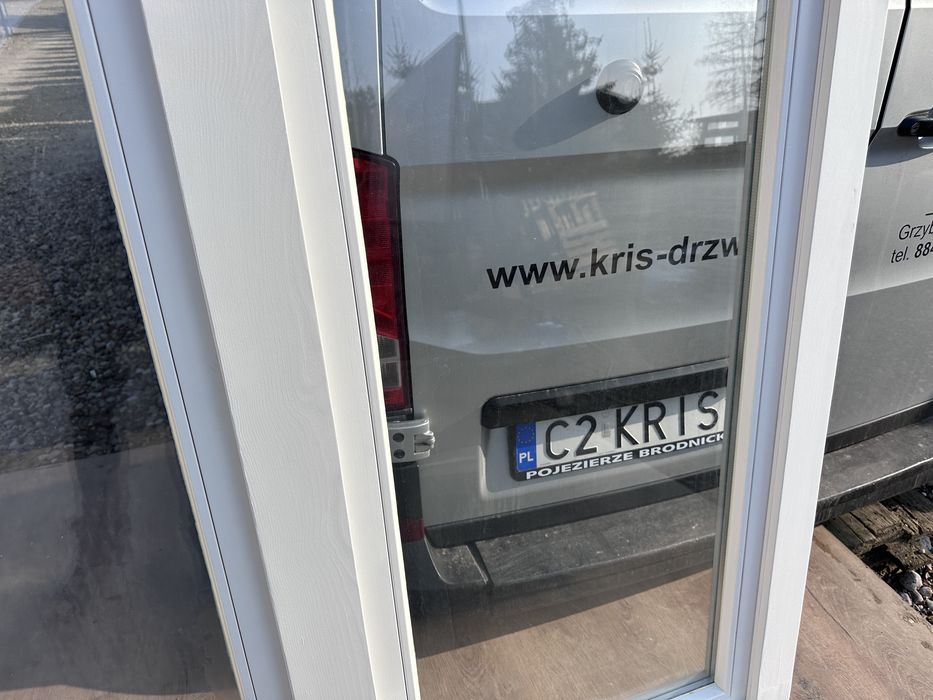 Okno drewniane sosnowe OD RĘKI  148x148  Białe lite drewko cała Polska