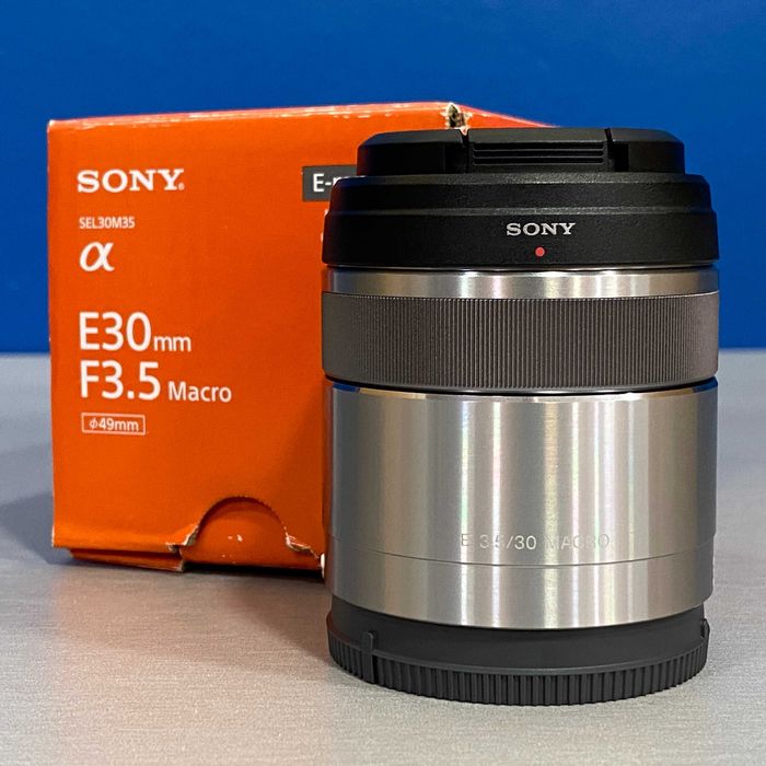 Sony E 30mm f/3.5 Macro (NOVA - 3 ANOS DE GARANTIA)