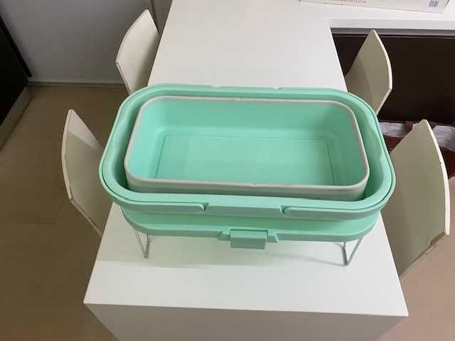 Lancheira dobrável verde