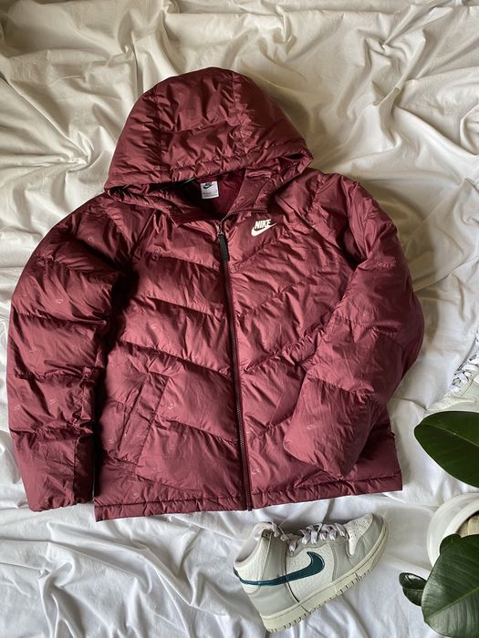 Подростковая, детская зимняя куртка, пуховик Nike 158-170 cm унисекс