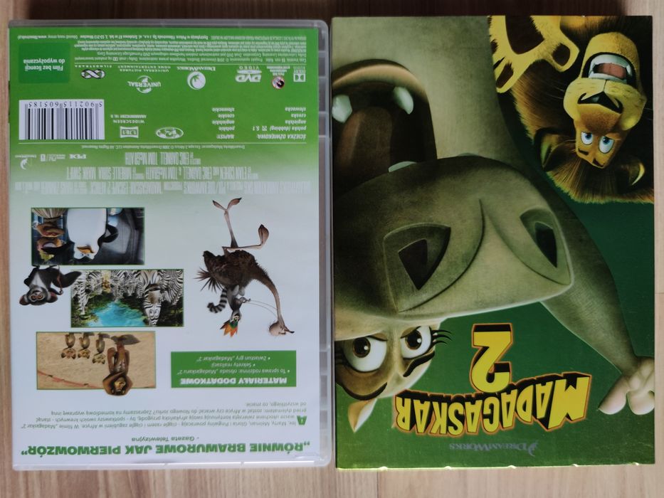 Madagaskar 2 bajka dvd