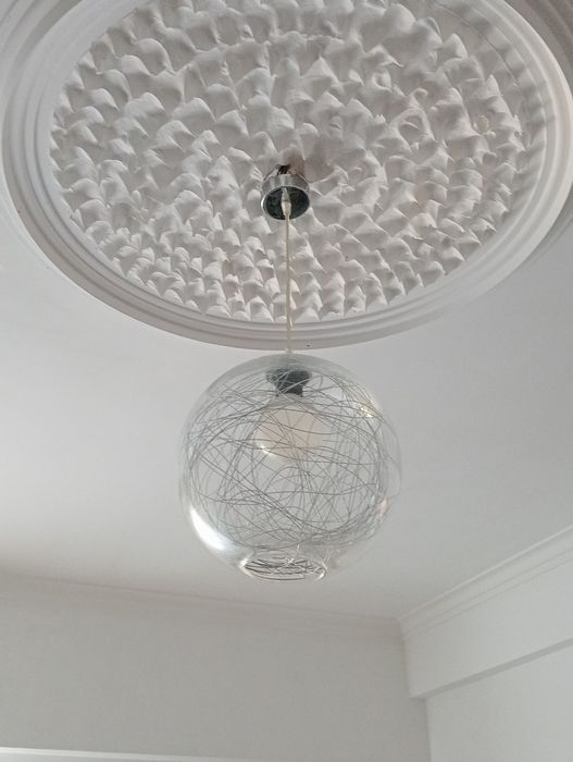 Candeeiro de teto vidro