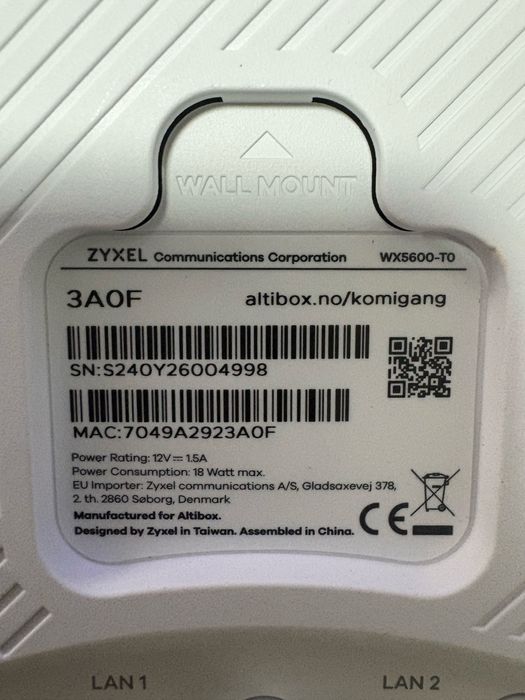 altibox  Wifi Overalt WX5600-TO