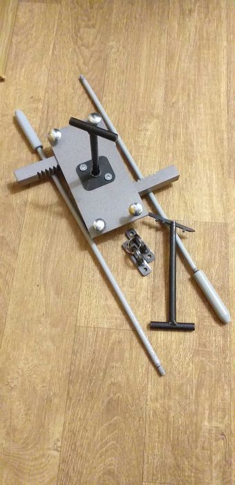 Замок гаражний "Журавель" двухригельний