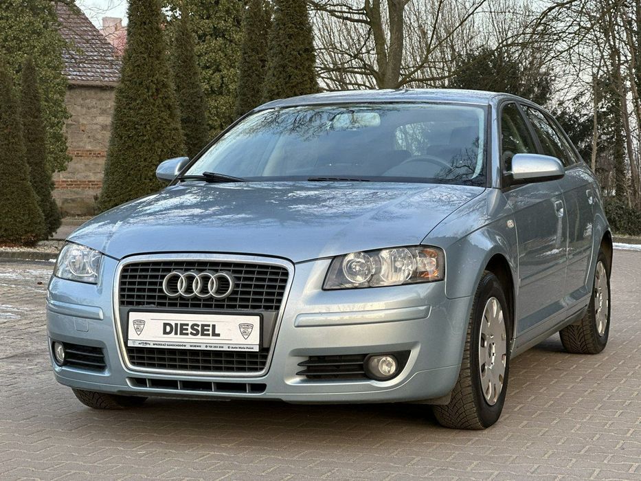 Audi A3 Sportback Sportback 2008r Bezwypadkowy 1.9 TDI BLS 105 KM Hak Zarejestrowany