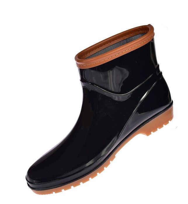 Kalosze damskie gumowce ogrodniczki XK-07 BK/br r. 37