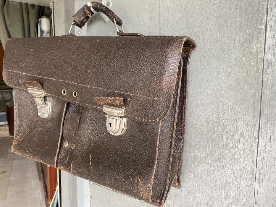 Портфель шкіряний вінтаж