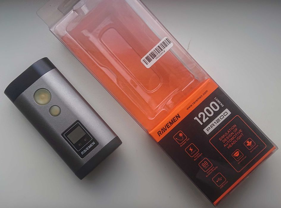 Велофара Ravemen PR1200 USB 1200 Люмен