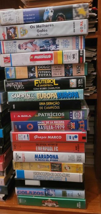 VHS originais futebol nacional e internacional