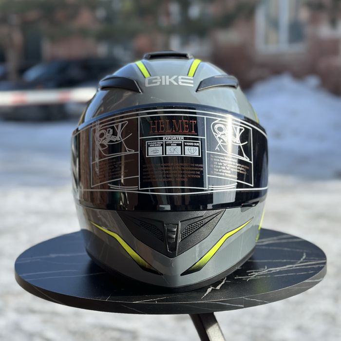 Мотошолом інтеграл QIKE + подарунок / мотошлем