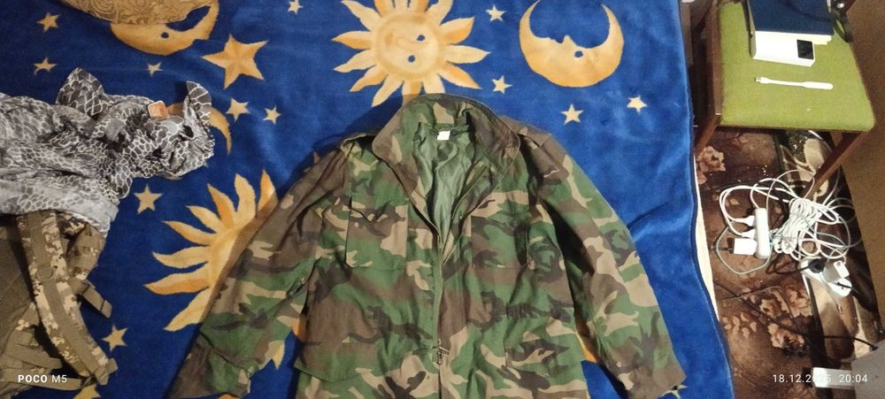 Куртка М-65 Woodland з підстібкою | Розмір L Regular | Комплект