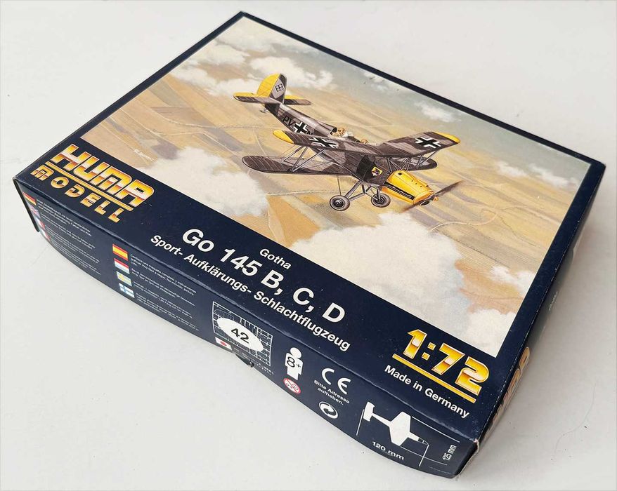 Huma-Modell_Gotta – Go 145 B,C D. Esc. 1:72. Como novo.