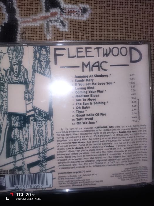 Płyty CD fleetwood mac.