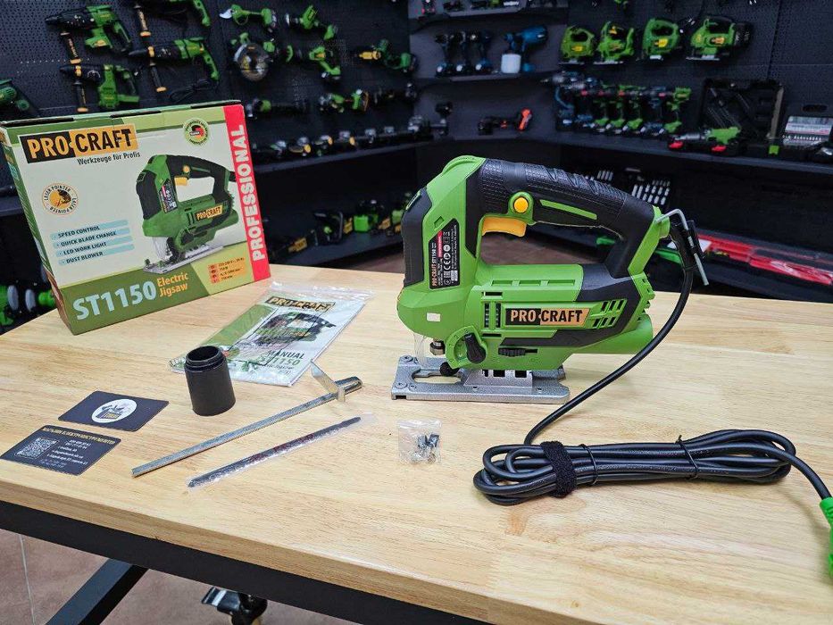 Лобзик Электролобзик ProCraft ST1150 Лазер Подсветка Медная Обмотка