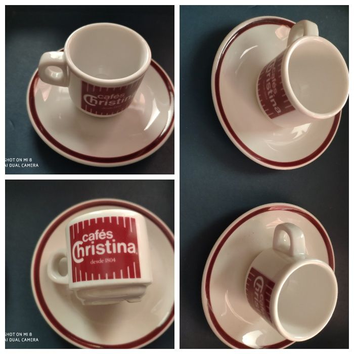 Chávenas de Café Cristina Vintage