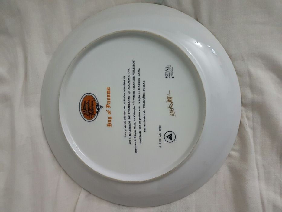 Pratos Colecção PHILAE últimos veleiros de 1983