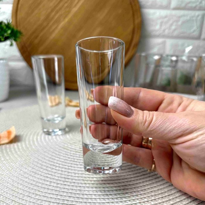 Висока гладка чарка-шот 66 мл Uniglass Niki