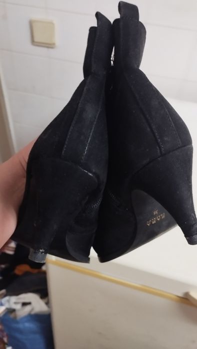 Botins Zara pretos 38