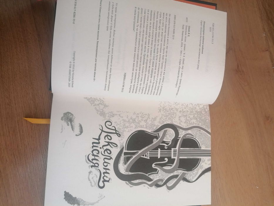 Книга  Пекельна пісня В. Е. Шваб