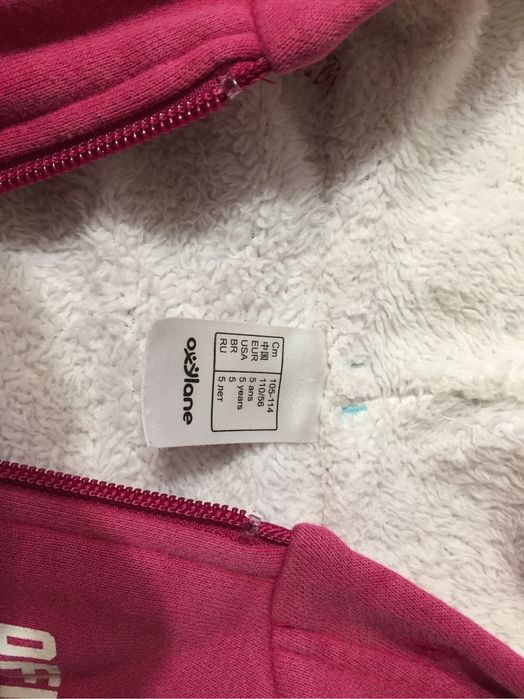 Ocieplana Bluza decathlon dla dziewczynki