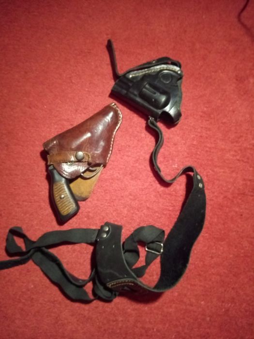 Тактическая револьверная кобура б/ у кожа