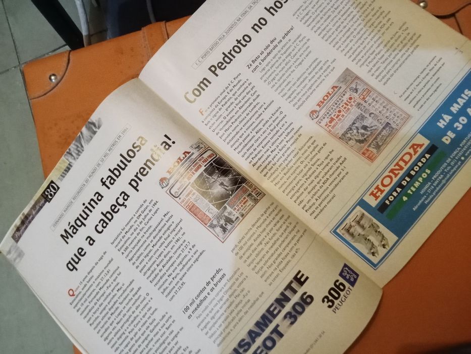 Revista a Bola comemoração