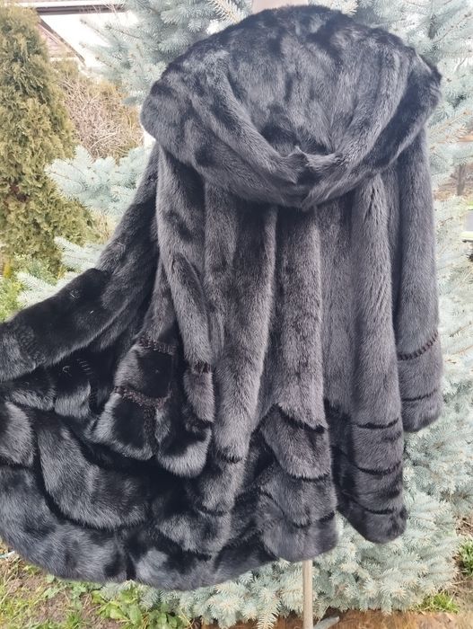 Ог 120 ! Шикарна норкова шуба модель манто 46-48-50-52