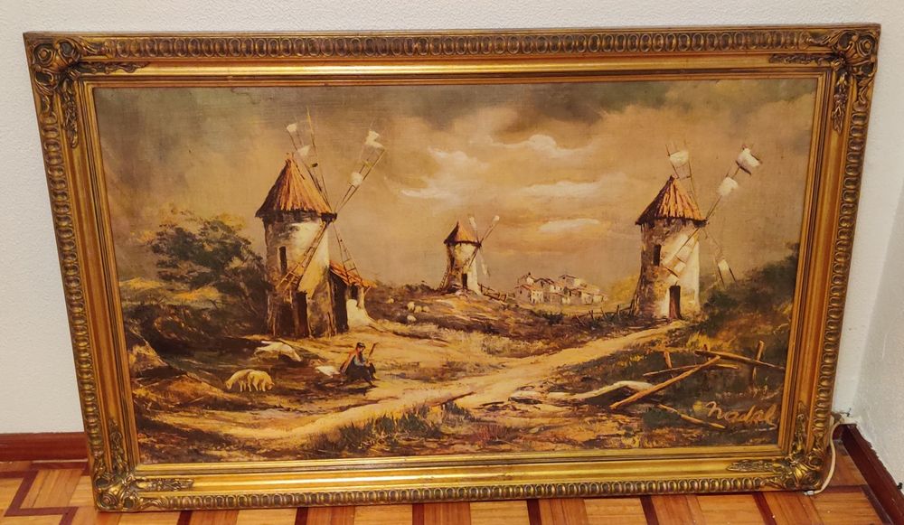 Quadro grande réplica do pintor Nadal
