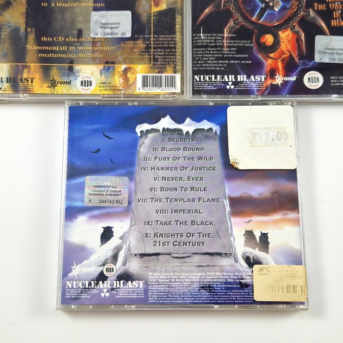 CD-диски группы HammerFall