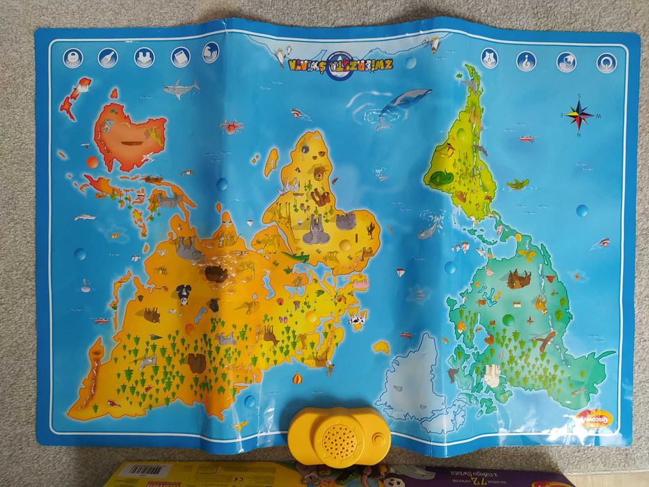 Dumel Discovery mapa zawierzęta świata