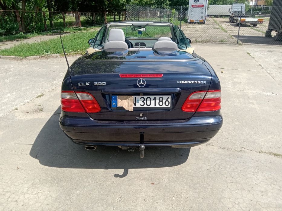 Mercedes CLK 200 Kompresor, 2.0 gaz , 2001r , 290 tyś.km