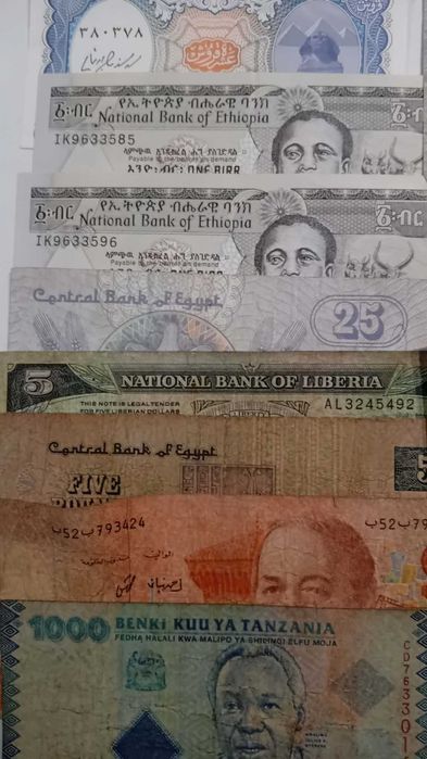 Sprzedam banknoty z Afryki