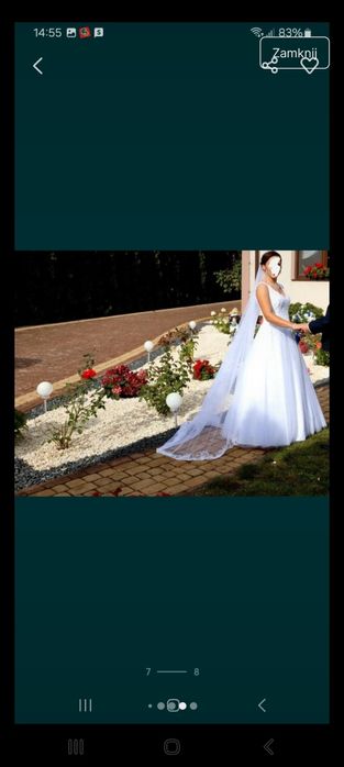 Suknia ślubna + welony